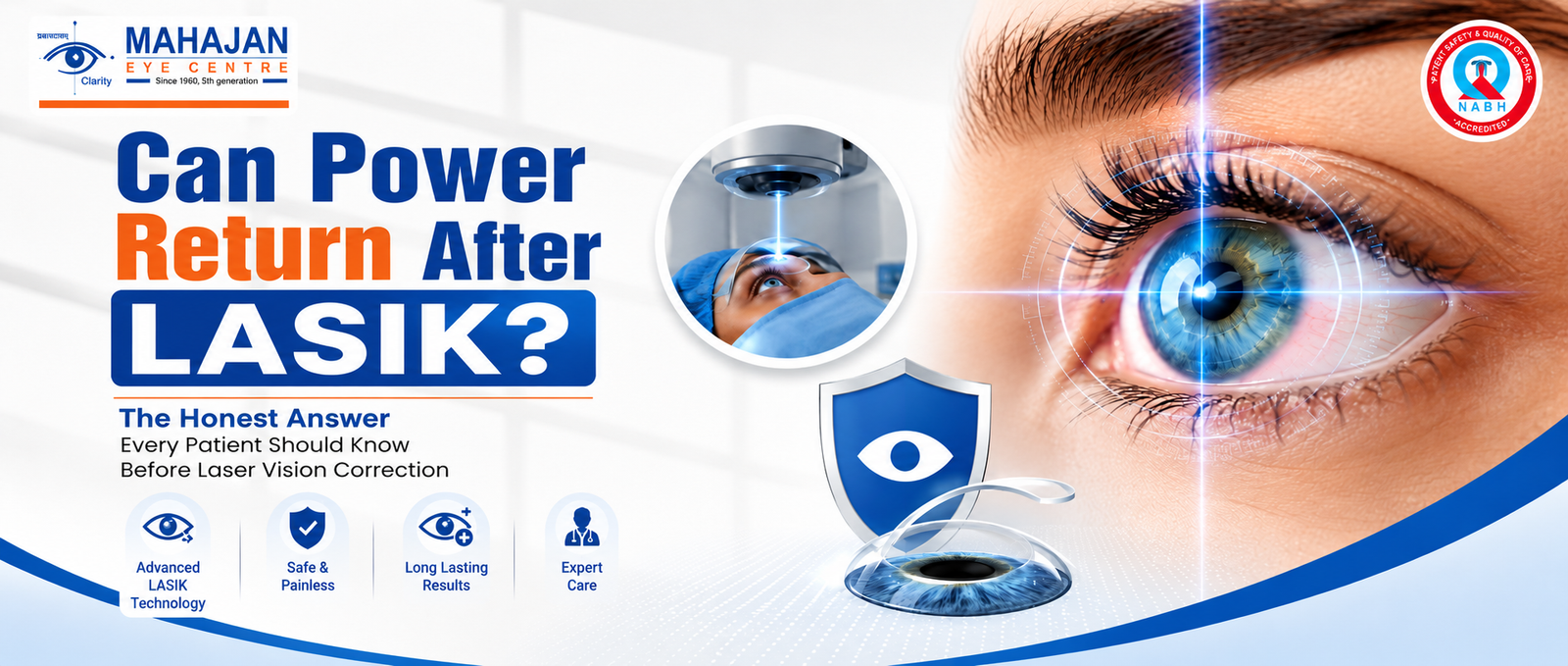 Can Power Return After LASIK? The Honest Answer | Mahajan Eye Centre, Delhi